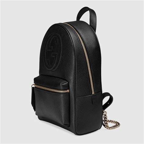 gucci soho backpack black|gucci bag backpack black.